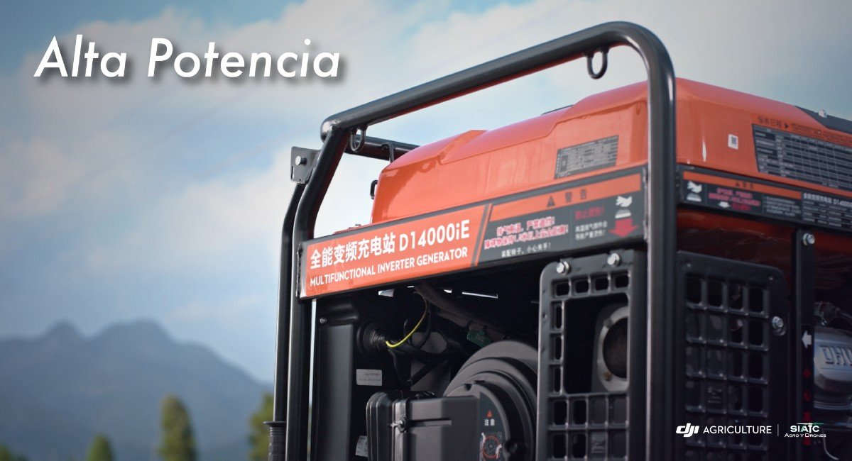 Generador DJI D14000iE Potencia confiable para tus operaciones agrícolas y de campo