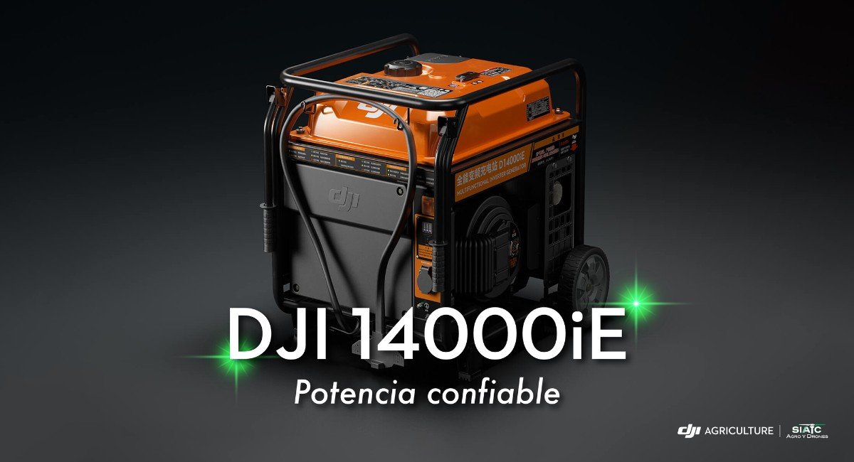 Generador DJI D14000iE Potencia confiable para tus operaciones agrícolas y de campo