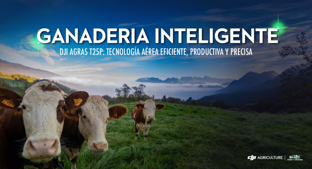 DJI Agras T25P para Ganadería